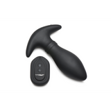 Analplug Rim Slide mit Gleitring Silikon Schwarz 11 x Ø 4,2 cm