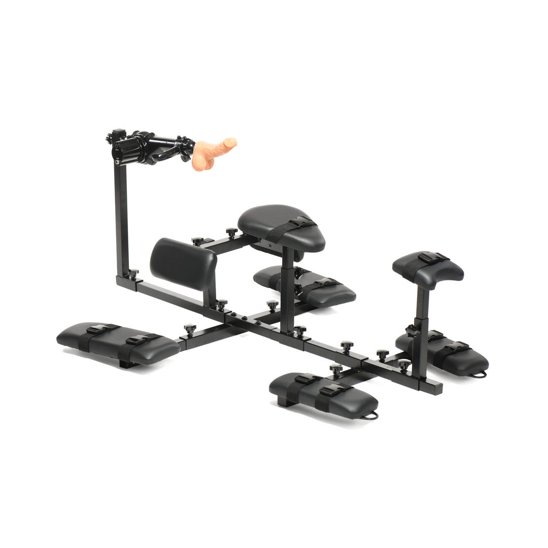 Pranger Subversion Deluxe mit Sexmaschine Schwarz 14 cm
