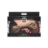 Bondage-Seil Festgebunden Jute Braun