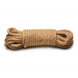 Bondage-Seil Festgebunden Jute Braun