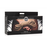Bondage-Seil Festgebunden Jute Braun