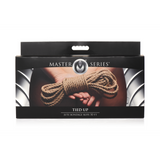 Bondage-Seil Festgebunden Jute Braun