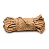 Bondage-Seil Festgebunden Jute Braun