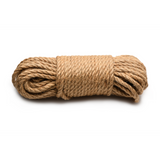 Bondage-Seil Festgebunden Jute Braun