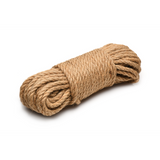 Bondage-Seil Festgebunden Jute Braun