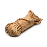 Bondage-Seil Festgebunden Jute Braun