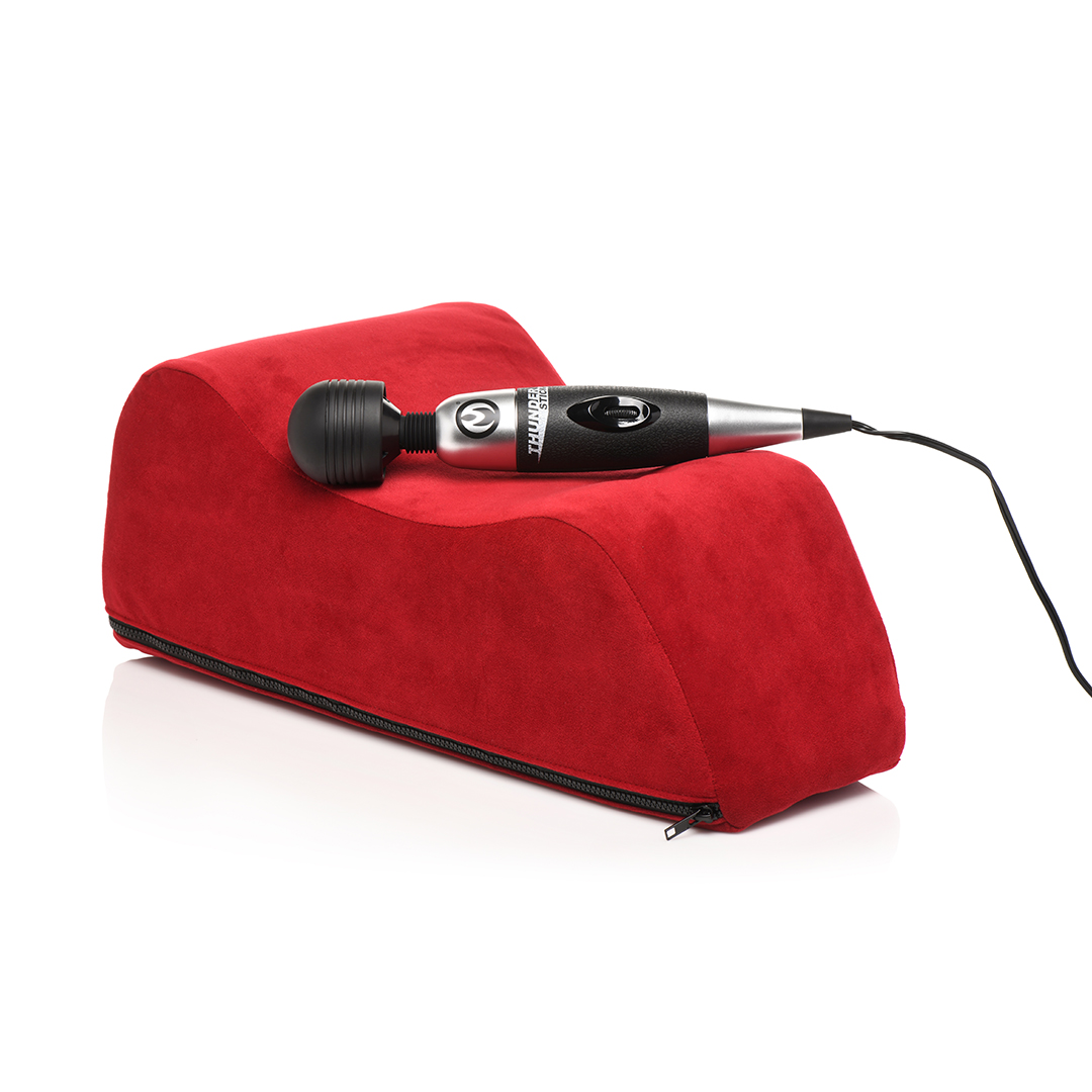 Massagestab-Sattel Deluxe Rot 50,8 x Ø 20,3 cm