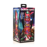 Dildo Larve Ovipositor mit Eiern Silikon Multicolor 19,3 x Ø 6,1 cm
