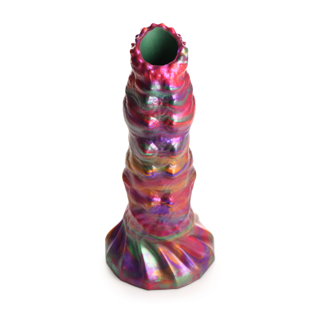 Dildo Larve Ovipositor mit Eiern Silikon Multicolor 19,3 x Ø 6,1 cm