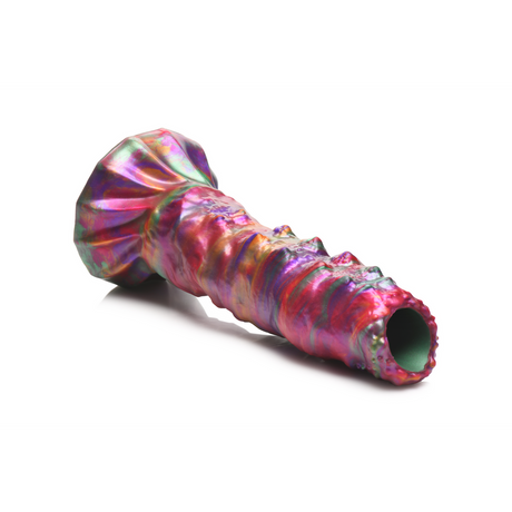 Dildo Larve Ovipositor mit Eiern Silikon Multicolor 19,3 x Ø 6,1 cm