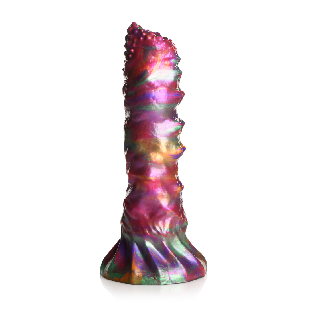 Dildo Larve Ovipositor mit Eiern Silikon Multicolor 19,3 x Ø 6,1 cm