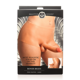 Slip mit Silikon-Penis Hautfarbe