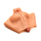 Slip mit Silikon-Penis Hautfarbe