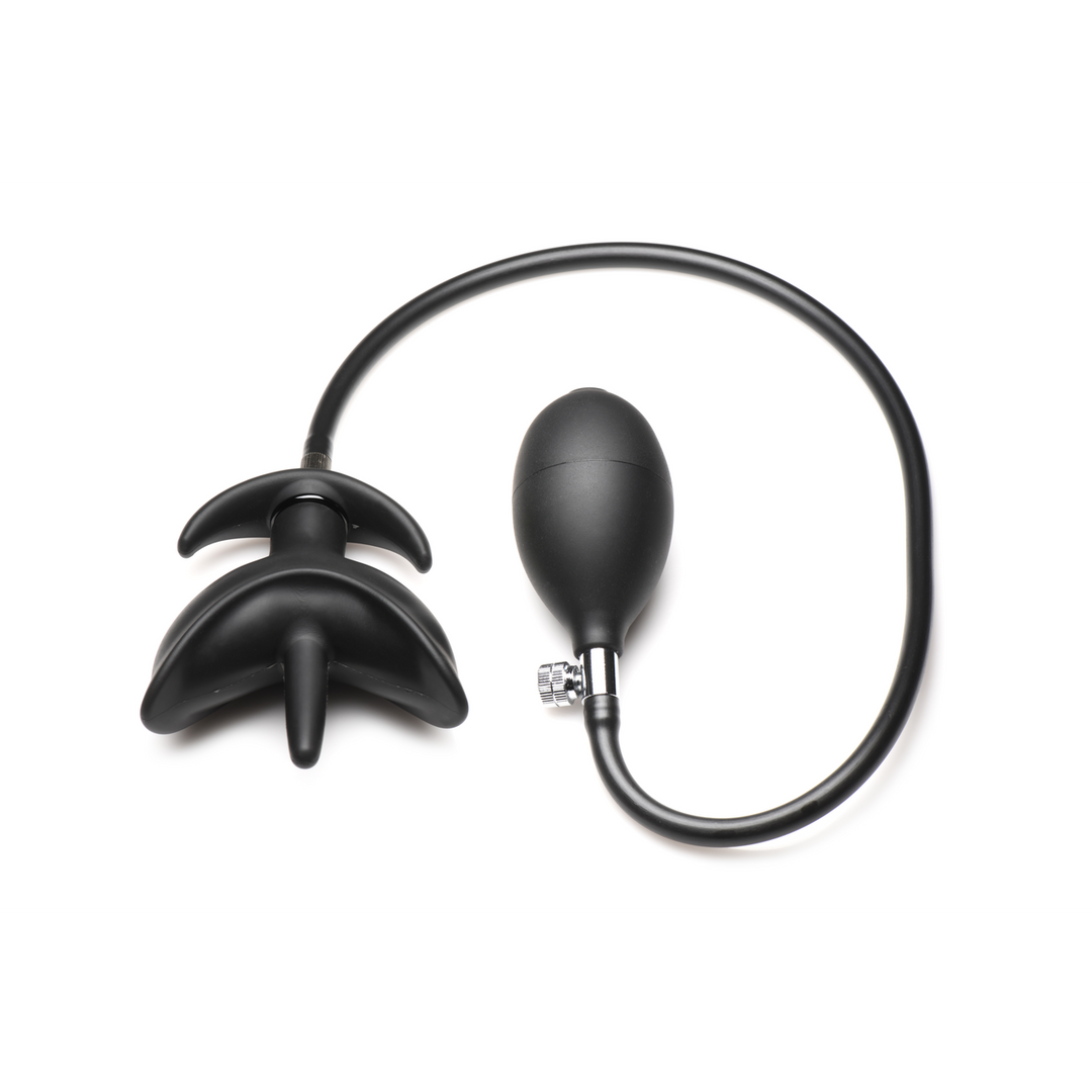 Analplug Bad Buoy Anker aufblasbar Silikon Schwarz 12,7 x Ø 4,6 cm