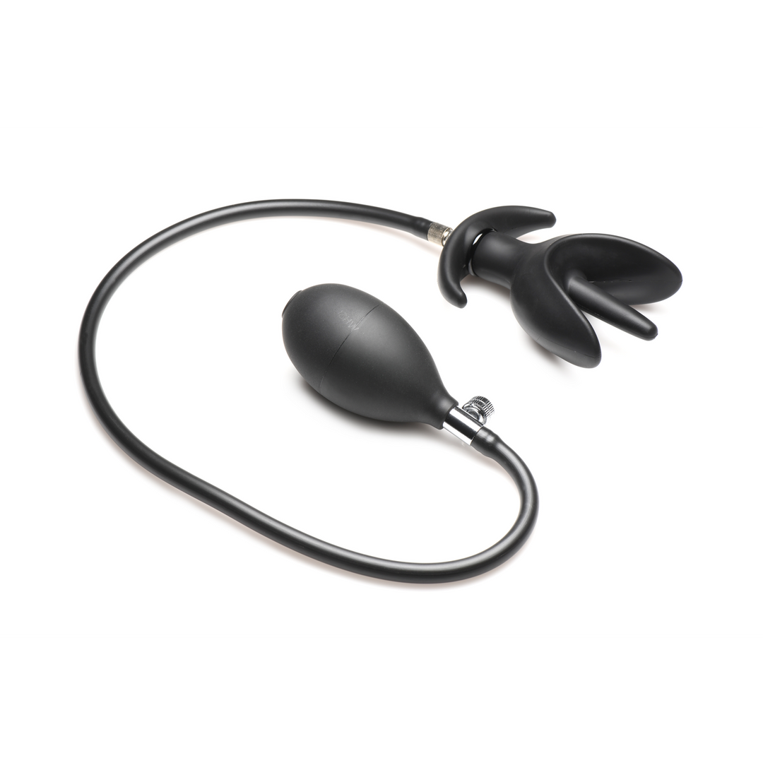 Analplug Bad Buoy Anker aufblasbar Silikon Schwarz 12,7 x Ø 4,6 cm