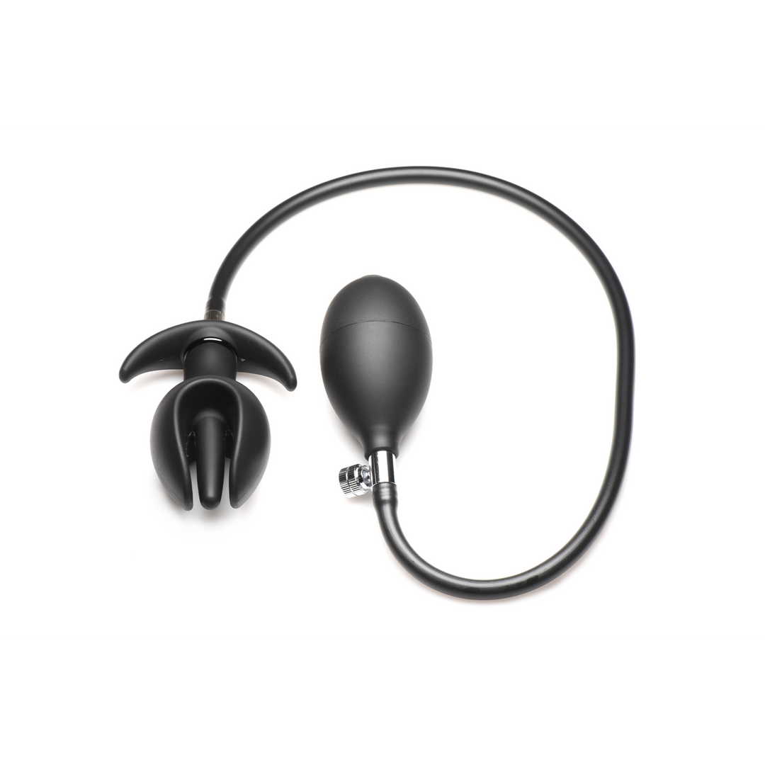 Analplug Bad Buoy Anker aufblasbar Silikon Schwarz 12,7 x Ø 4,6 cm