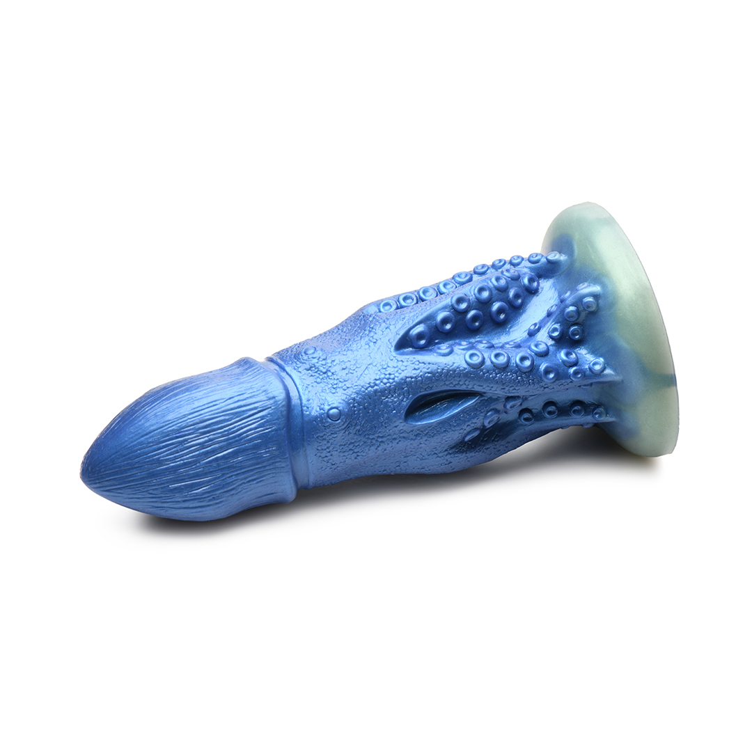 Dildo Cocktopus Oktopus Silikon Blau 19,1 x Ø 6,9 cm