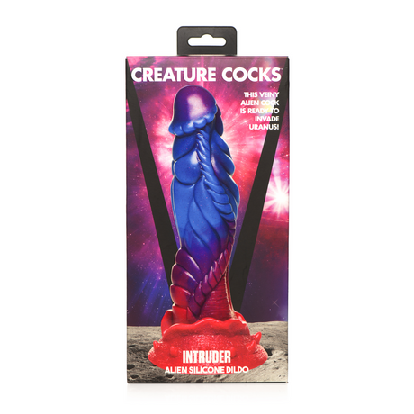 Dildo Eindringling Alien Silikon Violett 19,3 x Ø 10,1 cm