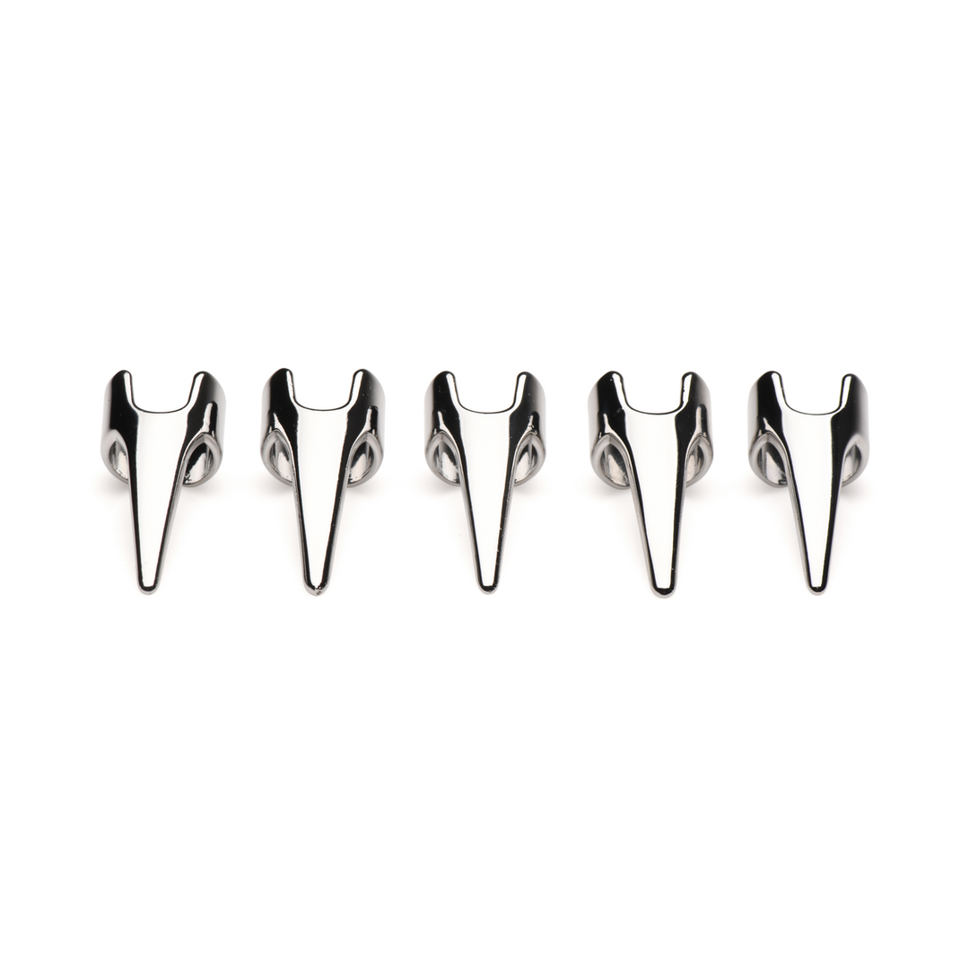 Sensation-Ringe Klaue 5 Stück Silber 7 x Ø 2 cm
