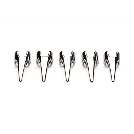 Sensation-Ringe Klaue 5 Stück Silber 7 x Ø 2 cm