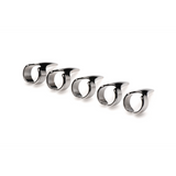 Sensation-Ringe Klaue 5 Stück Silber 7 x Ø 2 cm