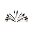 Sensation-Ringe Master Series Clawed 5 Stück Edelstahl Silber 7 x Ø 2 cm