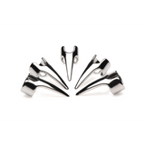 Sensation-Ringe Klaue 5 Stück Silber 7 x Ø 2 cm