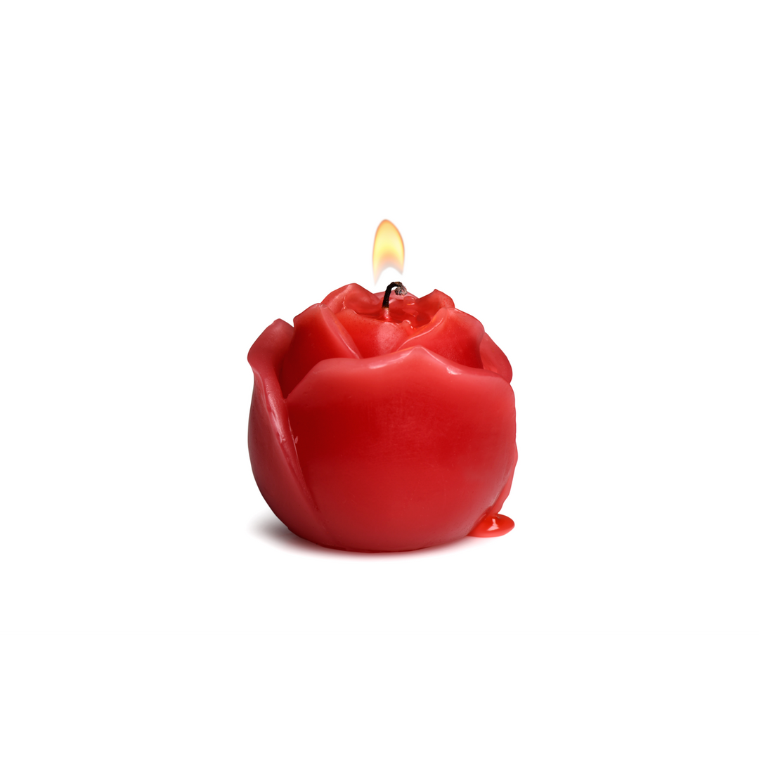 Tropfkerze Flammende Rose Rot 5,5 cm