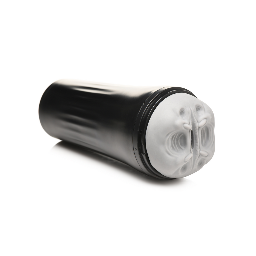Masturbator Raubtier Kreatur Grau 8 x Ø 9 cm