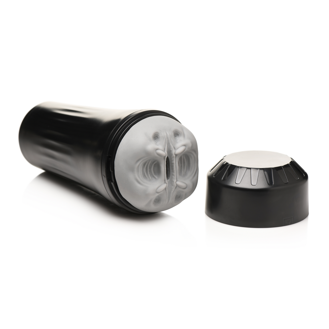 Masturbator Raubtier Kreatur Grau 8 x Ø 9 cm