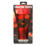 Masturbator Drache Rot 8 x Ø 9 cm