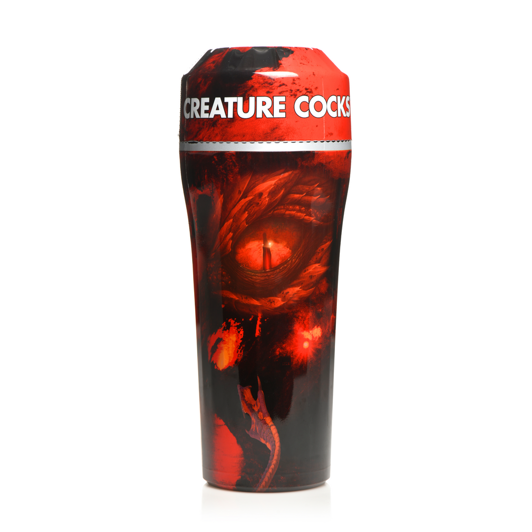 Masturbator Drache Rot 8 x Ø 9 cm