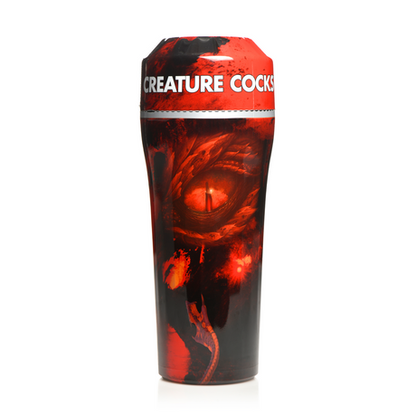 Masturbator Drache Rot 8 x Ø 9 cm