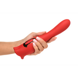 Vibrator Kiss and Tell Pro doppelendig Rot 11,4 x Ø 5,2 cm