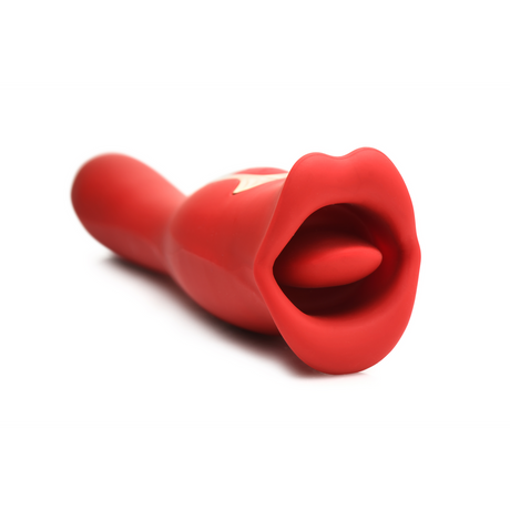 Vibrator Kiss and Tell Pro doppelendig Rot 11,4 x Ø 5,2 cm