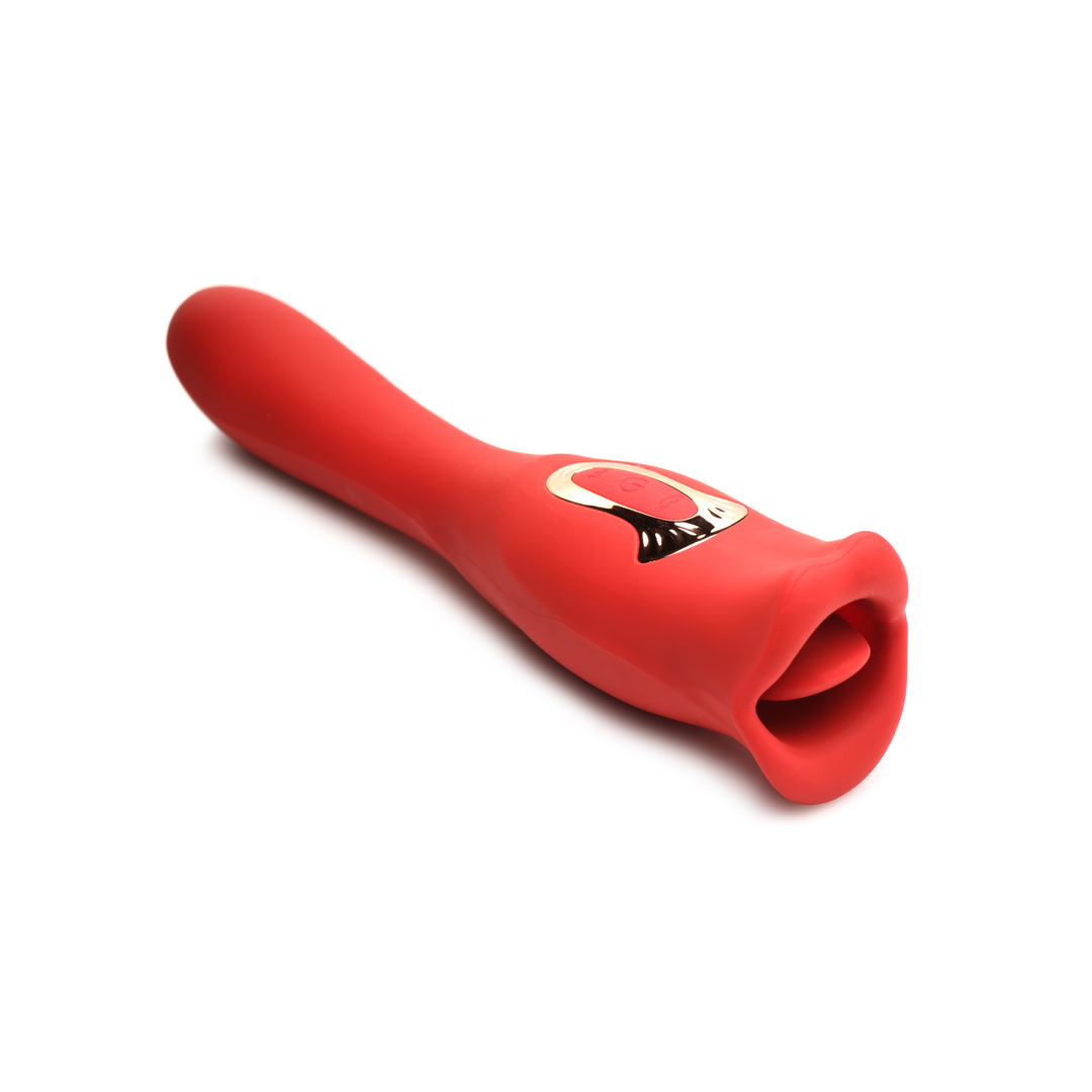 Vibrator Kiss and Tell Pro doppelendig Rot 11,4 x Ø 5,2 cm