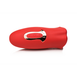 Auflegevibrator Kiss and Tell Silikon Rot 13 x Ø 5,4 cm