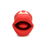 Auflegevibrator Kiss and Tell Silikon Rot 13 x Ø 5,4 cm
