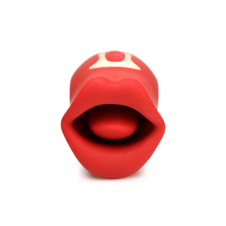 Auflegevibrator Kiss and Tell Silikon Rot 13 x Ø 5,4 cm