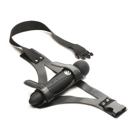 Oberschenkelgurt Thunder Strap für Massagestab Schwarz 40,5 cm