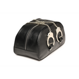 Handschellen-Reisetasche mit Griffen Schwarz 33 x Ø 17,8 cm