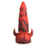Dildo Horny Devil Dämon Silikon Rot 13,2 x Ø 9,1 cm