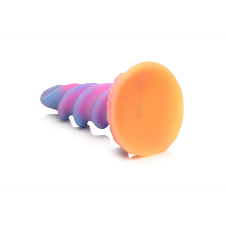 Dildo Moon Rider Einhorn nachtleuchtend Multicolor 17,2 x Ø 10,2 cm