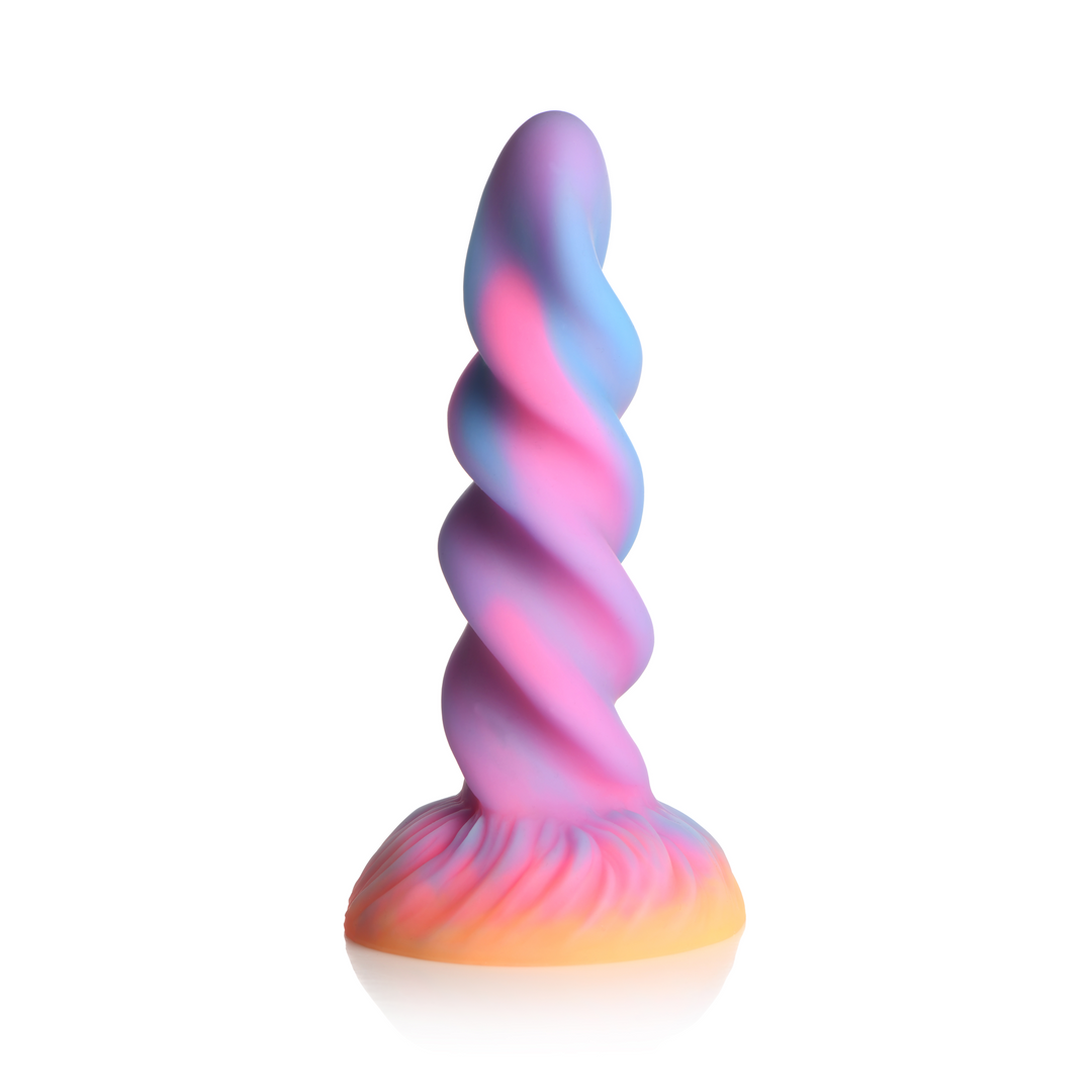 Dildo Moon Rider Einhorn nachtleuchtend Multicolor 17,2 x Ø 10,2 cm