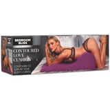 Liebeskissen konturiert Violett 83,8 x Ø 24 cm