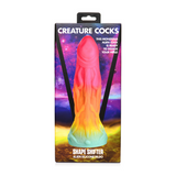 Dildo Formwandler Alien Silikon Regenbogen 16,8 cm