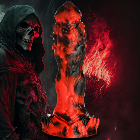 Dildo Grim Reaper Silikon Rot 20,3 x Ø 10,6 cm