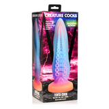 Dildo Tenta-Cock nachtleuchtend Silikon Multicolor 21 x Ø 6,9 cm