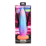 Dildo Tenta-Cock nachtleuchtend Silikon Multicolor 21 x Ø 6,9 cm
