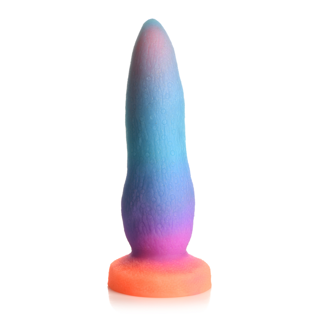 Dildo Tenta-Cock nachtleuchtend Silikon Multicolor 21 x Ø 6,9 cm